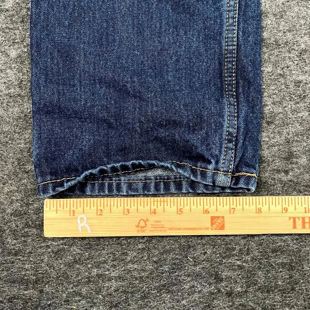 Levi's 505 Jeans Mens 38x29 Blue Denim Medium Wash Straight Leg Streetwear‎